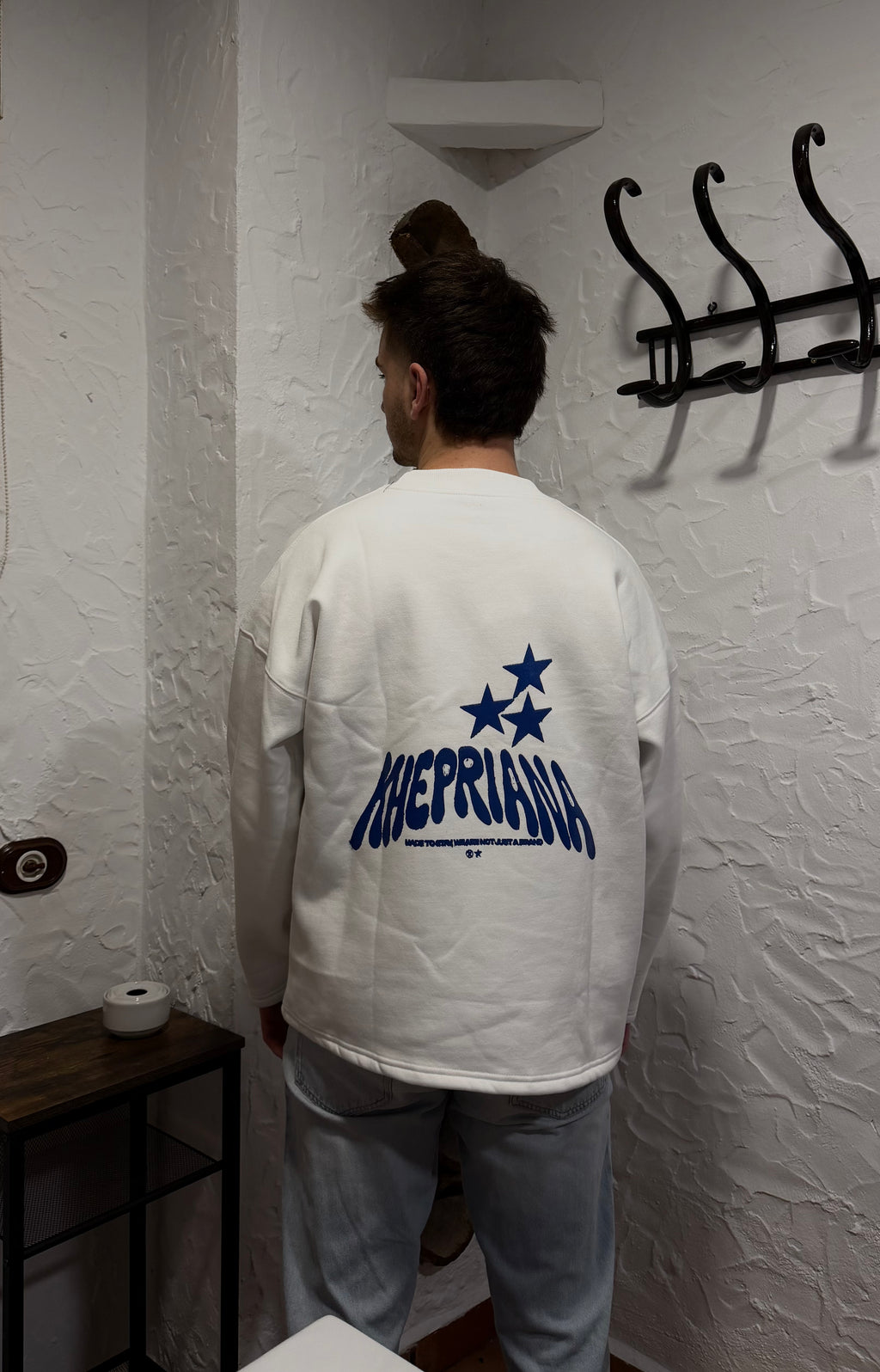 Alive White Crewneck