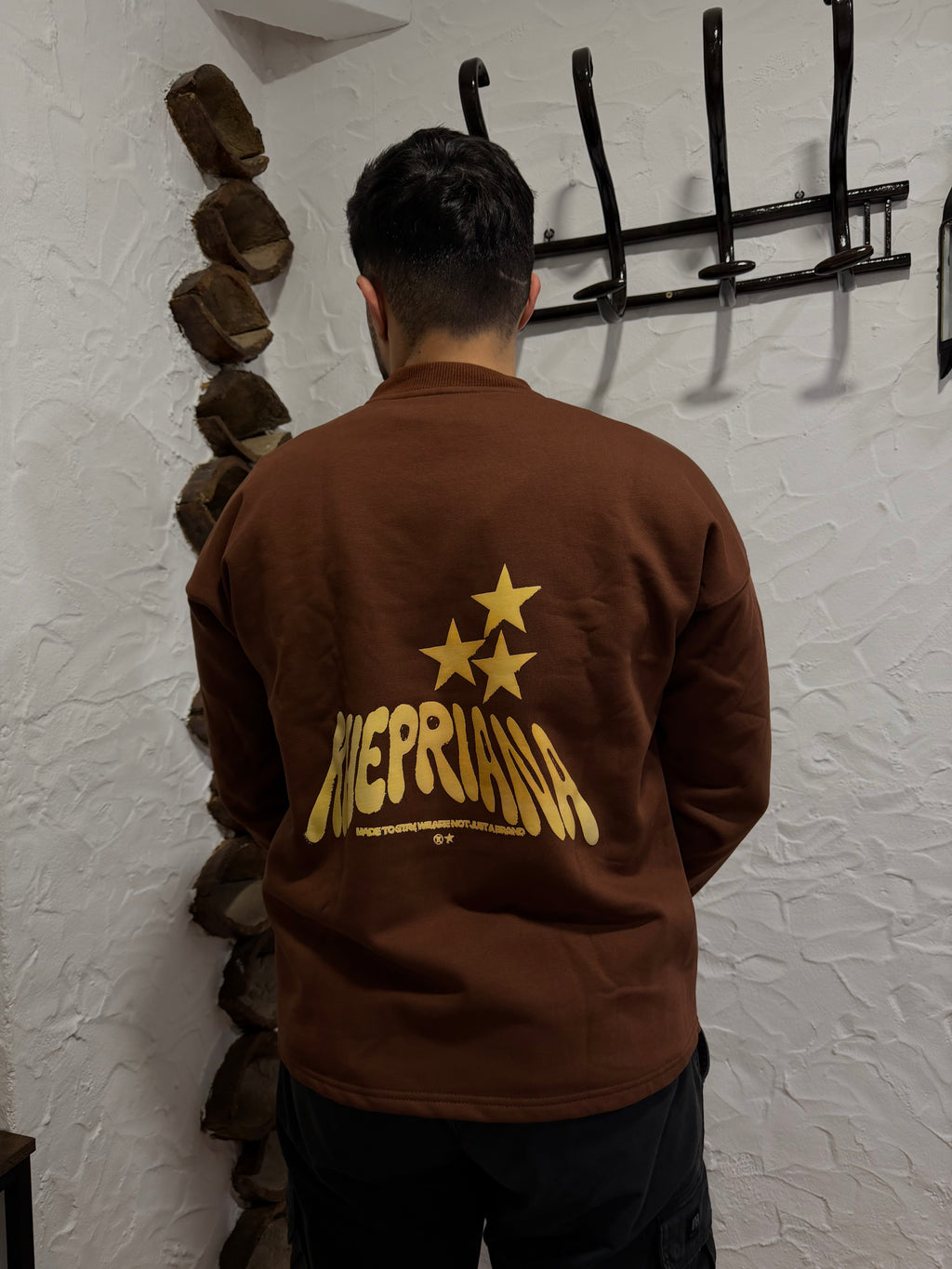 Alive Brown Crewneck